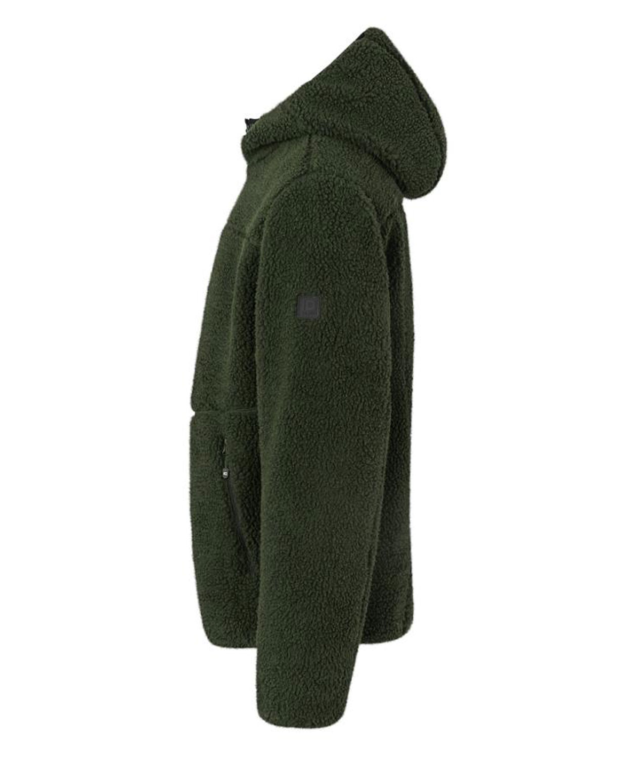 ID pile fleece jacket, Olive, large image number 2