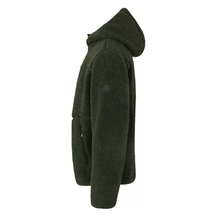 ID pile fleece jacket, Olive, large image number 2