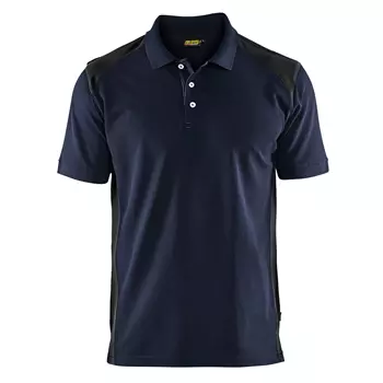Blåkläder Polo T-shirt, Mørk Marineblå/Sort