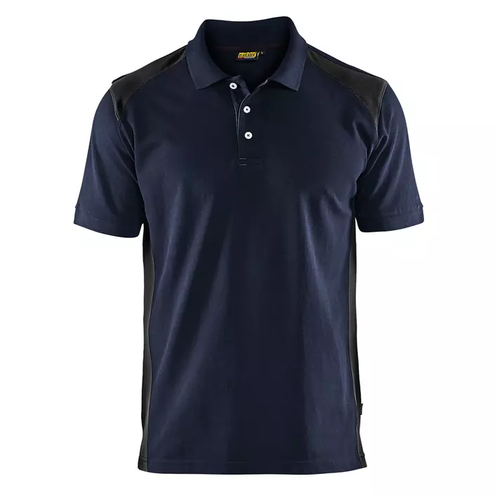Blåkläder polo T-shirt, Dark Marine/Black, large image number 0