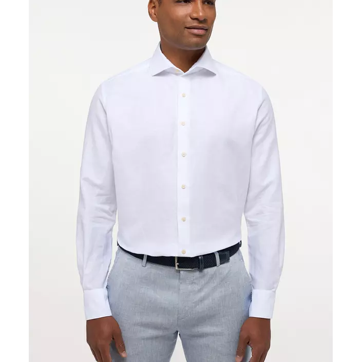 Eterna Soft Tailoring Twill Modern fit skjorta, White, large image number 1