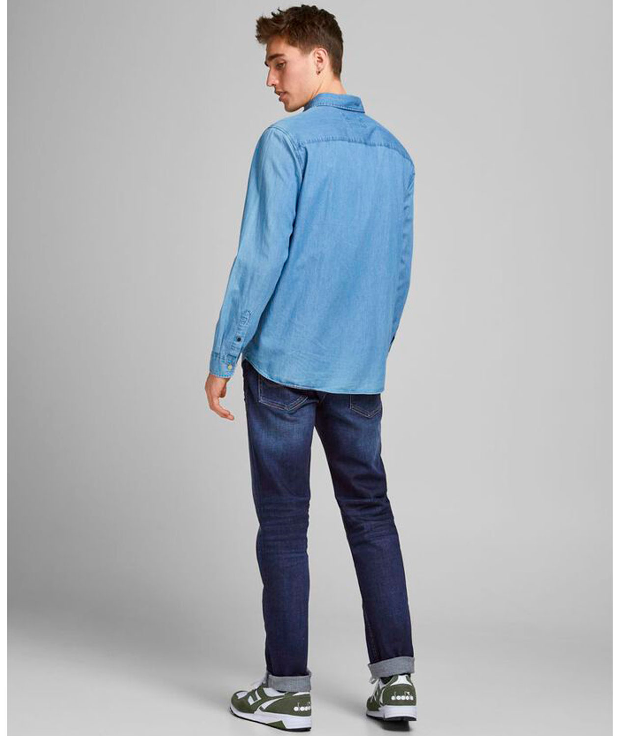 Jack & Jones JJICLARK JOS 278 jeans, Blue Denim, large image number 2