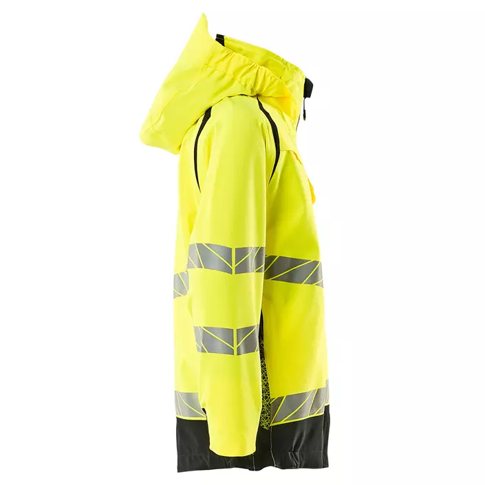 Mascot Accelerate Safe shell jacket for kids, Hi-vis Yellow/Black, large image number 2