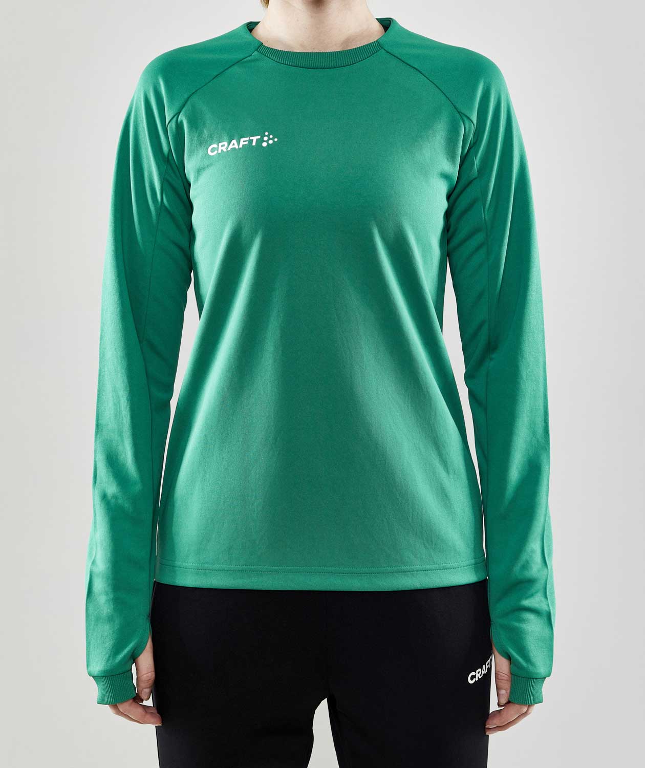 Craft Evolve women's sweatshirt, Team green