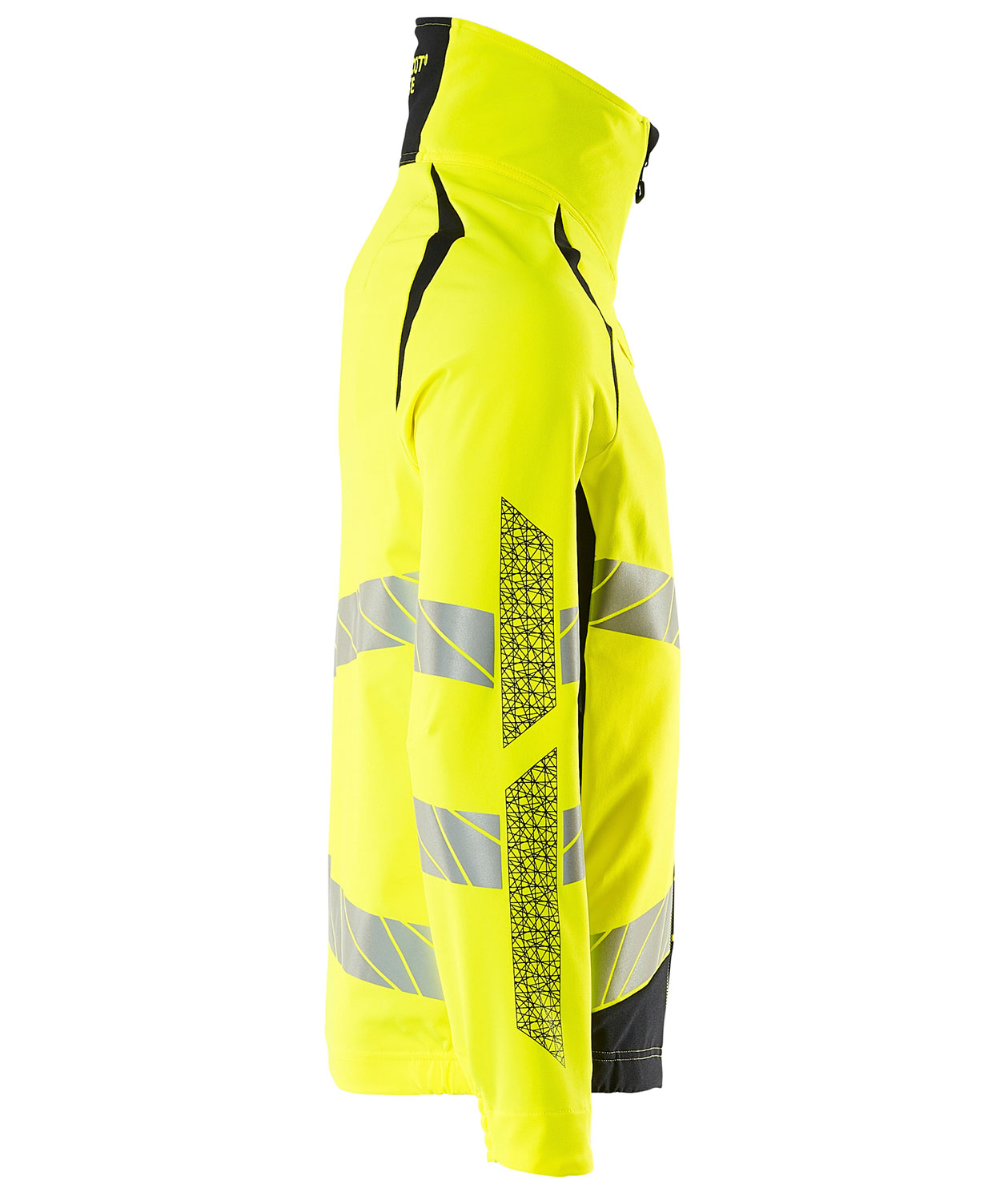 Mascot Accelerate Safe jacket full stretch, Hi-Vis Yellow/Dark Marine, large image number 3