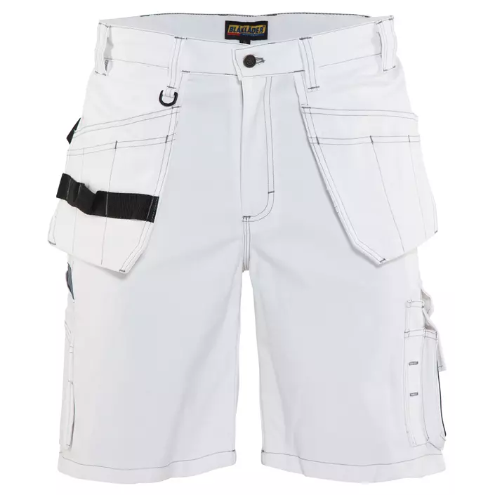 Blåkläder craftsman shorts, White, large image number 0