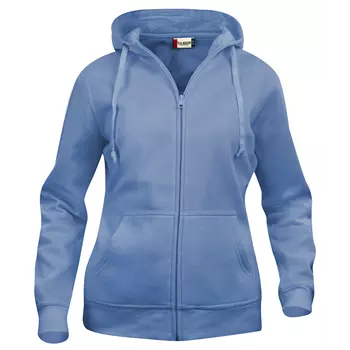 Clique Basic Hoody Zip hoodie dam, Ljusblå
