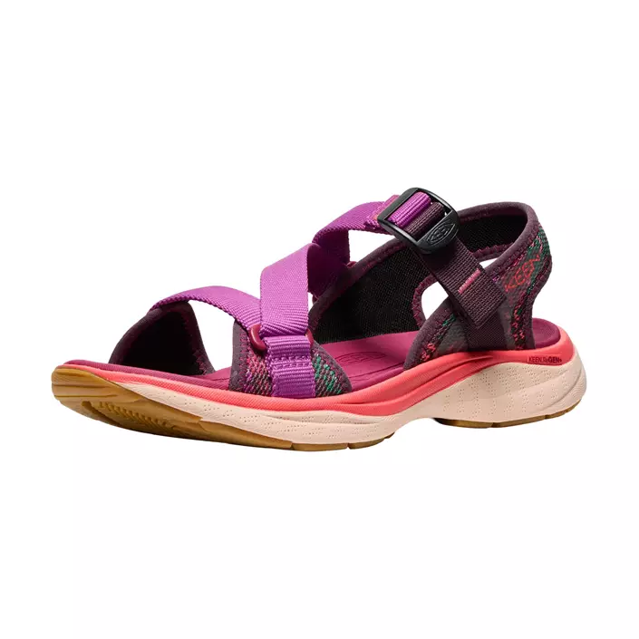 Keen Leiki OT dame sandaler, Plum perfect/dubarry, large image number 4