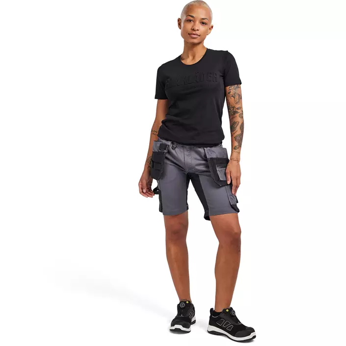 Blåkläder dame håndværkershorts, Mellemgrå, large image number 1