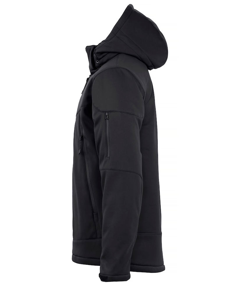 Clique Grayland softshelljakke, Sort, large image number 2