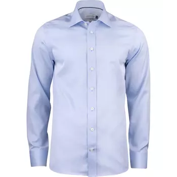 J. Harvest & Frost Twill Green Bow O1 slim fit shirt, Sky Blue
