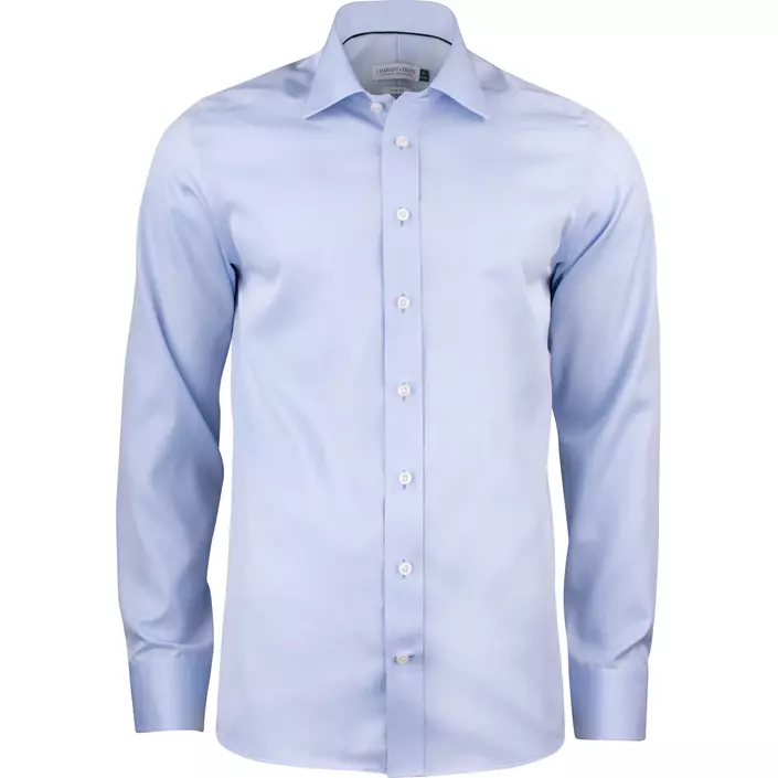 J. Harvest & Frost Twill Green Bow O1 slim fit Hemd, Sky Blue, large image number 0