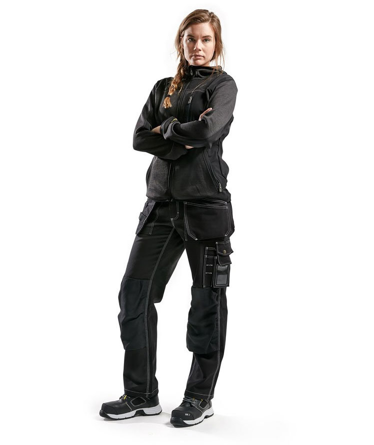 Bl&aring;kl&auml;der stickadjacka dam