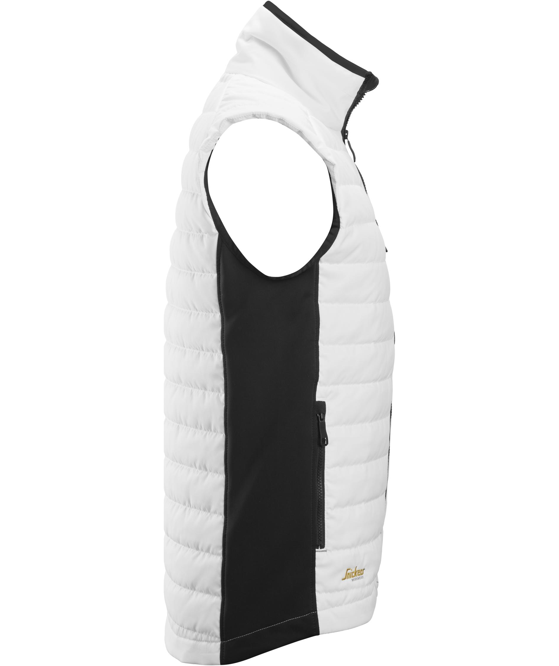 Snickers AllroundWork 37.5&reg; insulator vest, White/black, large image number 3