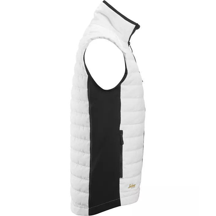 Snickers AllroundWork 37.5® insulator vest, White/black, large image number 3