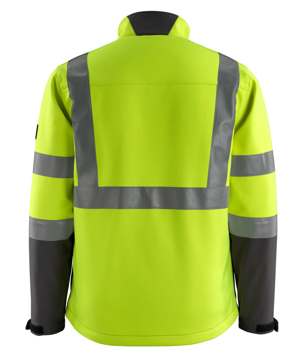 Mascot Safe Light Kiama softshelljacka, Varsel Gul/M&ouml;rk antracit, large image number 2