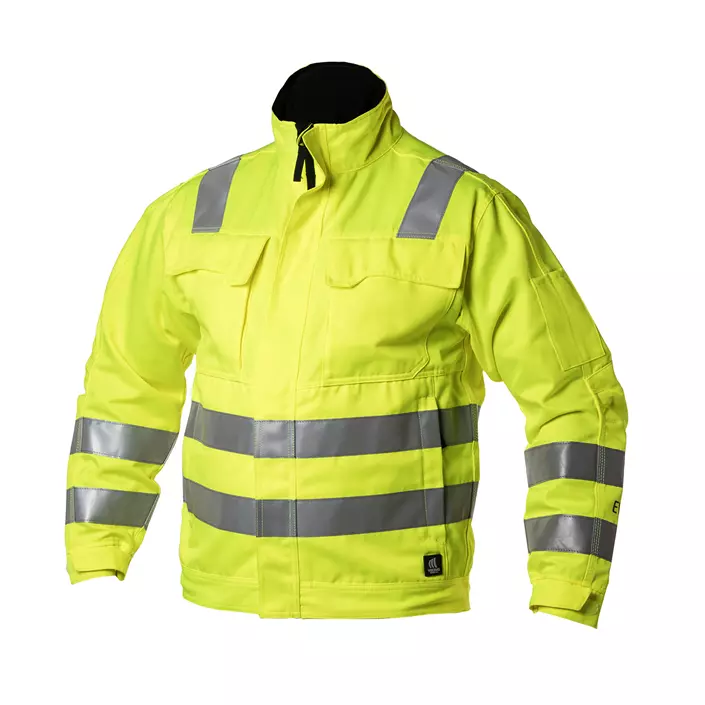 Viking Rubber Evolite work jacket, Hi-Vis Yellow, large image number 0
