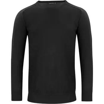 J. Harvest & Frost knitted pullover with merino wool, Black