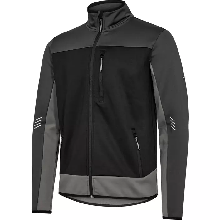 Engel Entire midlayer cardigan, Black/Anthracite Grey, large image number 5