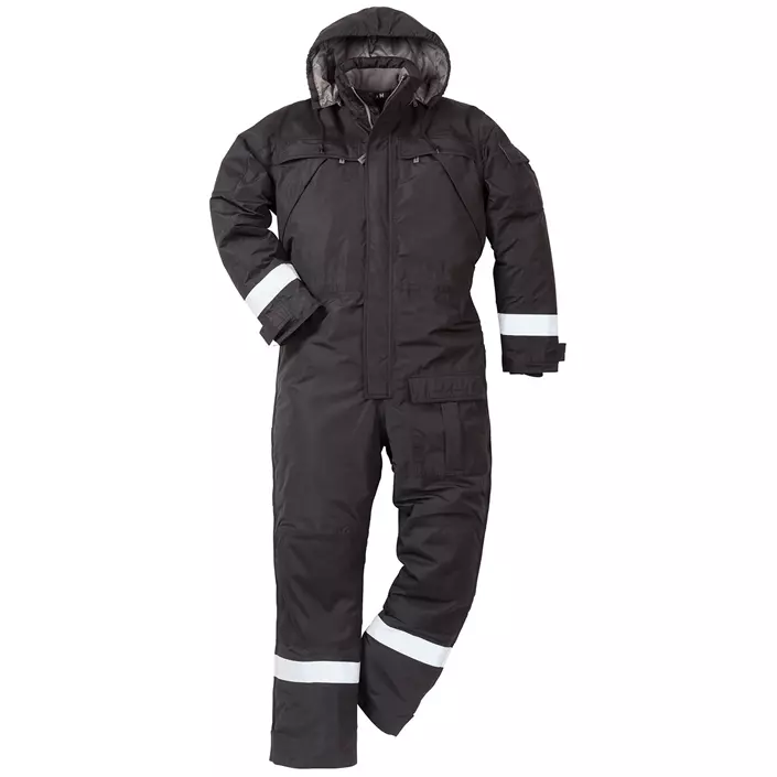 Fristads Airtech winter coverall 812, Black, large image number 0