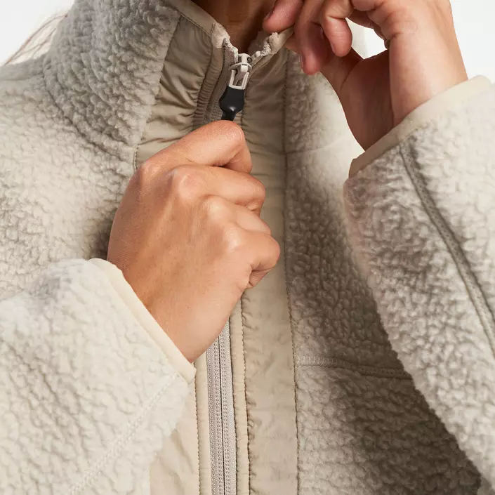 Tenson Yoke dame fiberpelsjakke, Sand, large image number 5