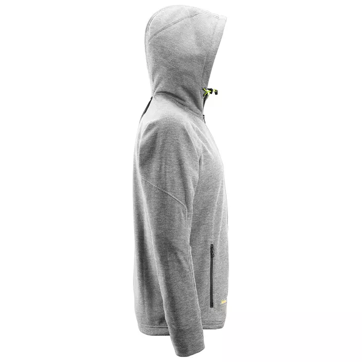 Snickers FlexiWork fleece hoodie 8041, Grey/Black, large image number 3