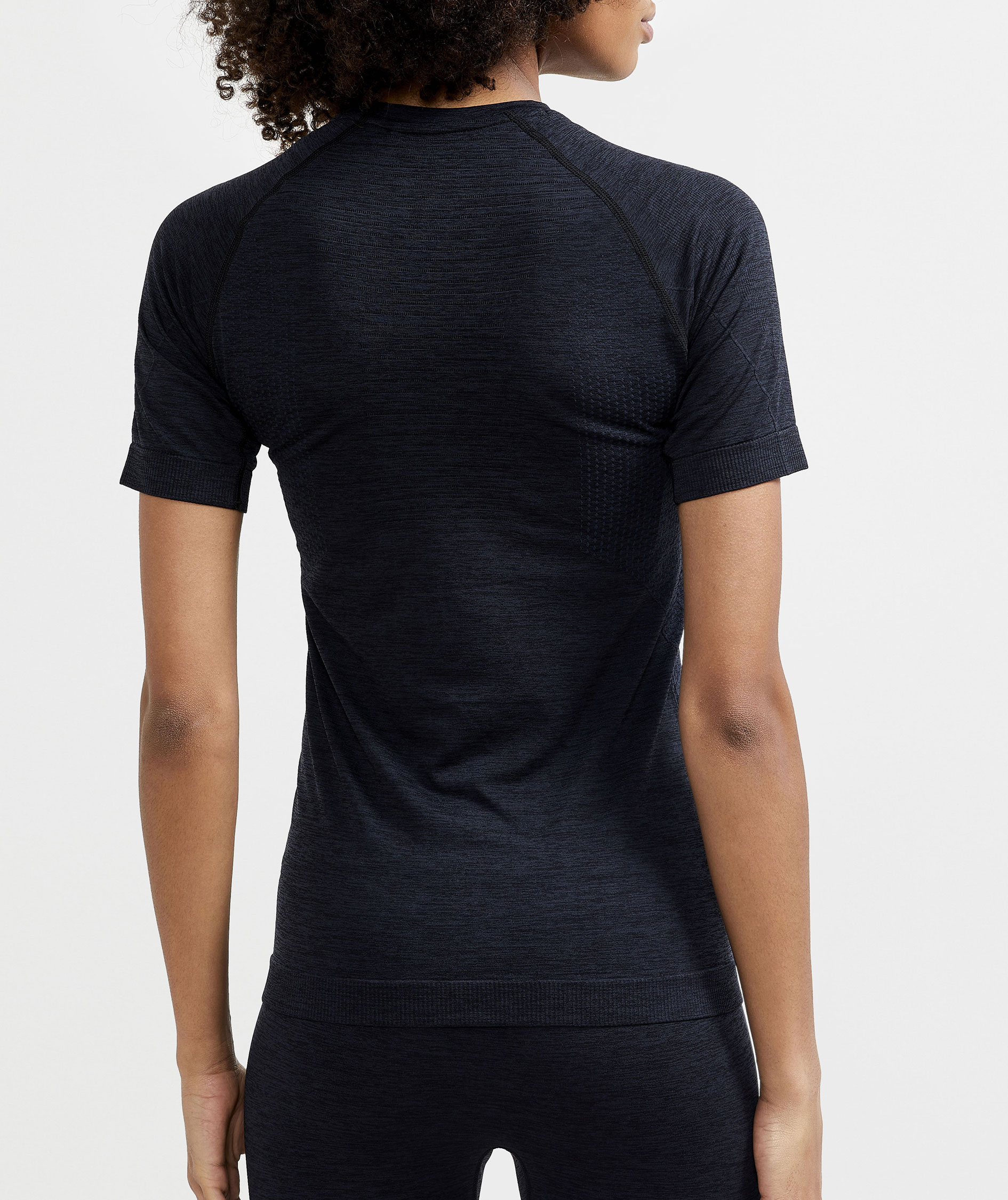 Craft CORE Dry Active Comfort women's short-sleeved baselayer pullover, Black, large image number 2