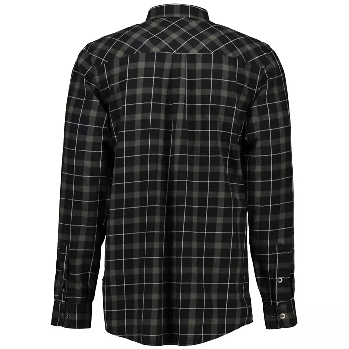 Westborn flannelskjorte, Dusty Green/Black, large image number 3