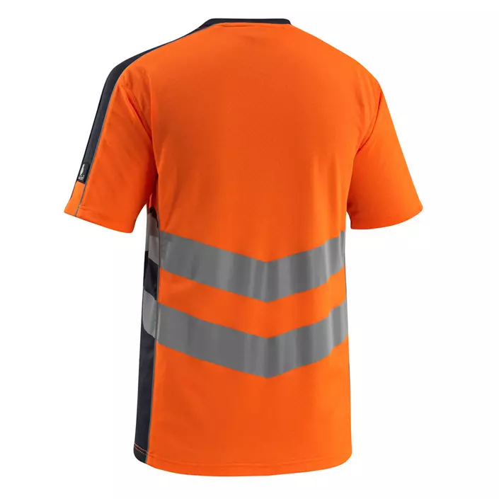 Mascot Safe Supreme Sandwell T-shirt, Varsel Orange/Mörk Marinblå, large image number 2