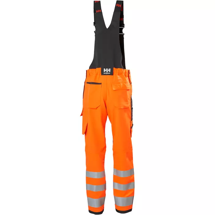 Helly Hansen Alna 4X hängselbyxa full stretch, Varsel Orange/Ebony, large image number 2