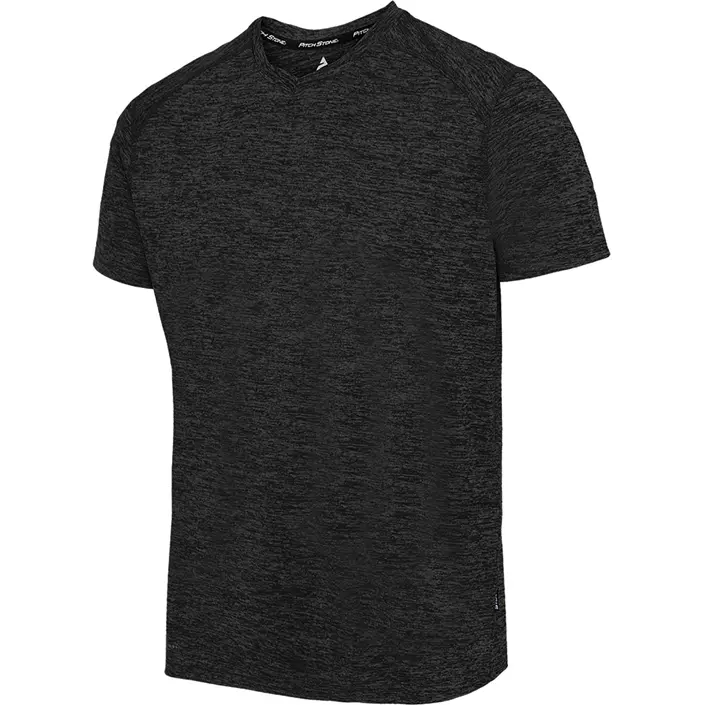 Pitch Stone T-skjorte, Black melange, large image number 0