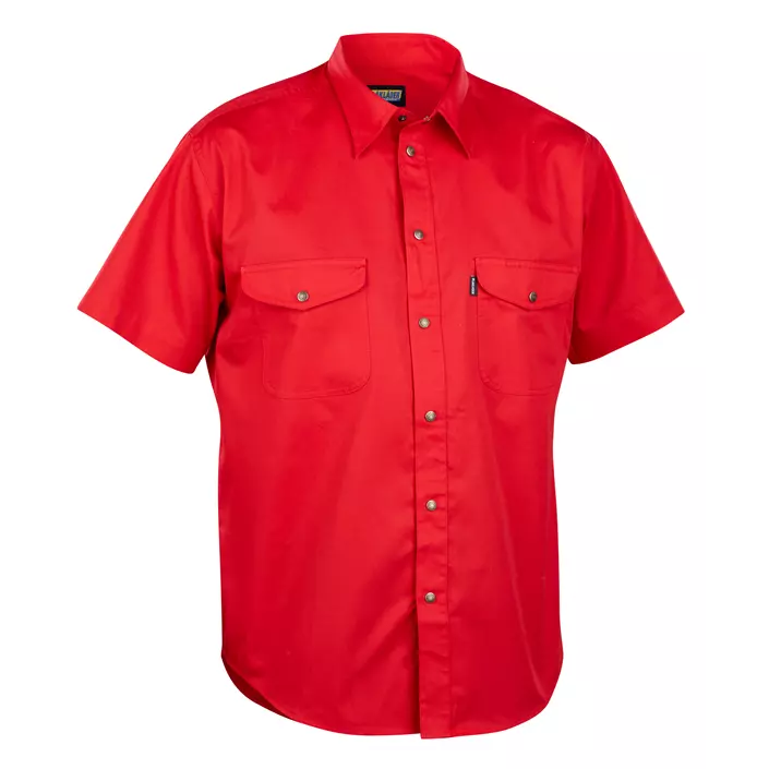 Blåkläder kortærmet skjorte, Rød, large image number 0
