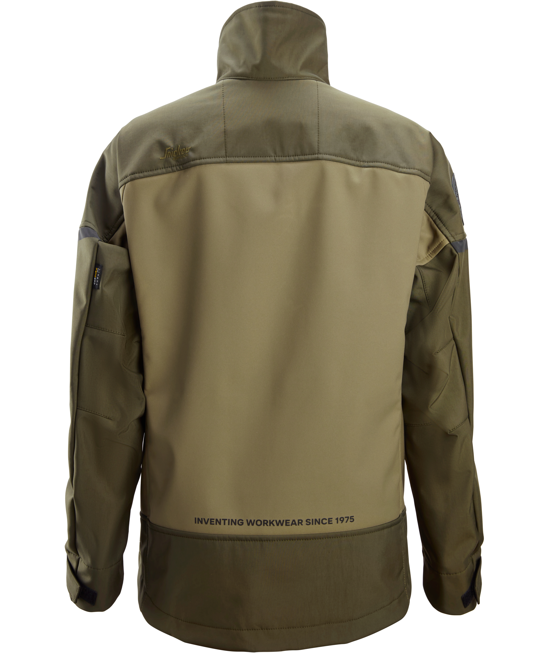 Snickers AllroundWork softshelljacka dam 1276, Khaki Green/Dark Khaki Green