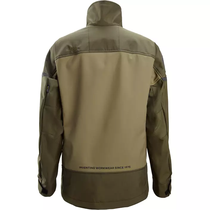 Snickers AllroundWork softshelljacka dam 1276, Khaki Green/Dark Khaki Green, large image number 1