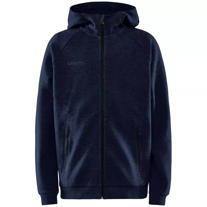 Craft Core Soul Full Zip hoodie till barn, Mörk marinblå, large image number 0