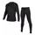 L.Brador thermal underwear set 730P, Black, Black, swatch
