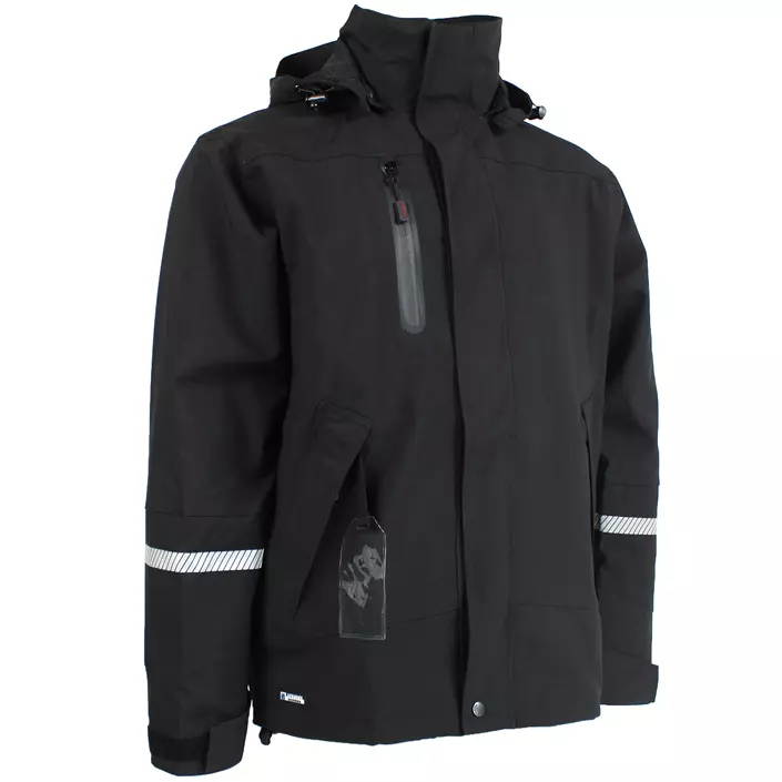 Lyngsøe Shelljacke full stretch, Schwarz, large image number 0