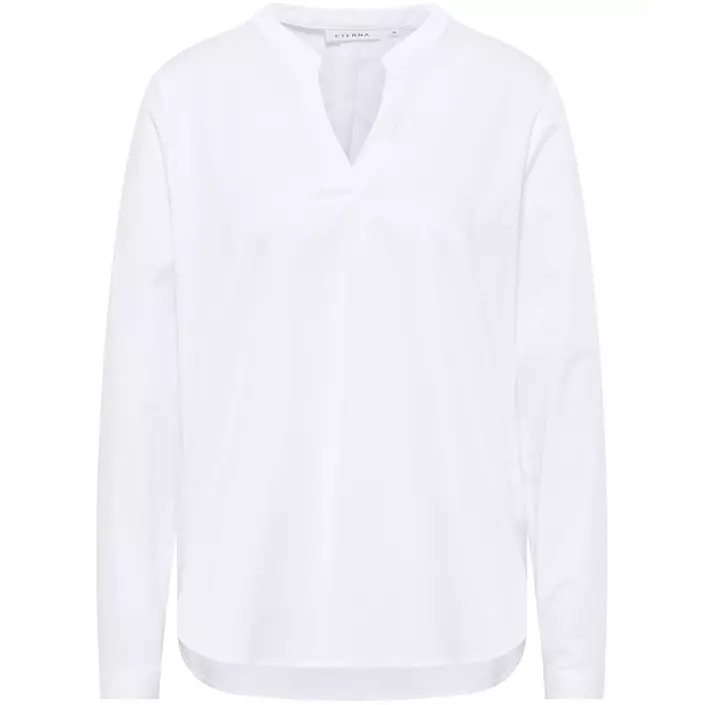 Eterna Satin Loose fit women's shirt, White, large image number 0