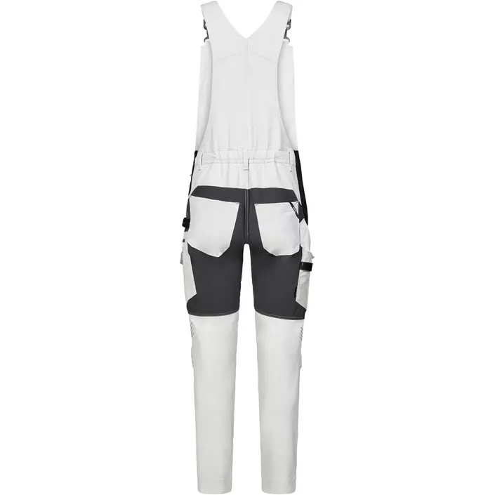 Engel Entire hängselbyxa full stretch, Bone White/Anthracite Grey, large image number 2