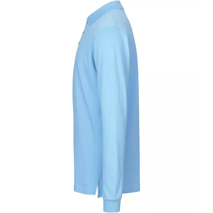 ID long-sleeved polo shirt with stretch, Light Blue, large image number 2