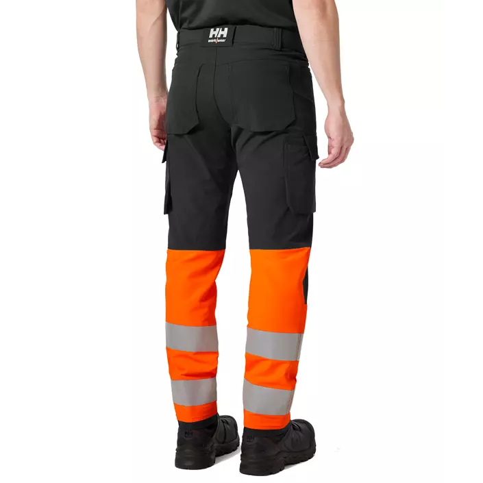 Helly Hansen Alna 4X cargo service trousers full stretch, Hi-vis Orange/Ebony, large image number 3