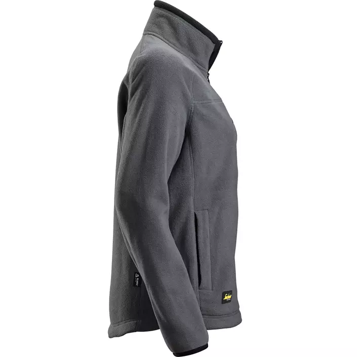 Snickers AllroundWork women's fleece jacket 8027, Steel Grey/Black, large image number 3