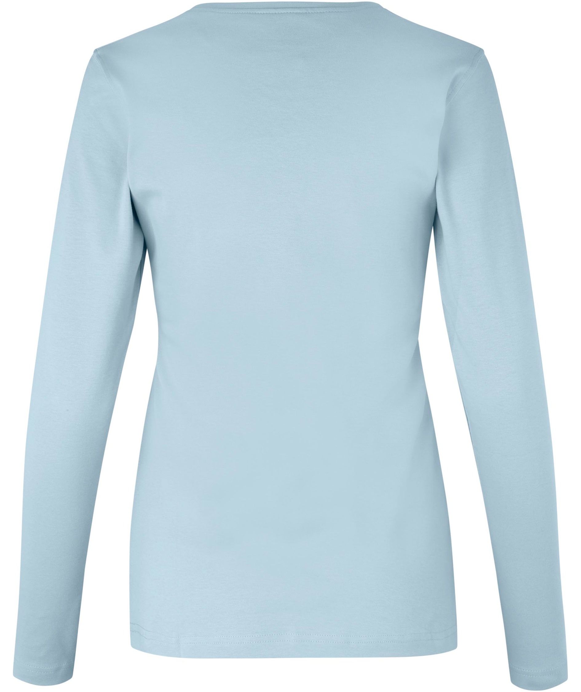 ID Interlock  Lang&auml;rmliges Damen T-shirt, Light blue