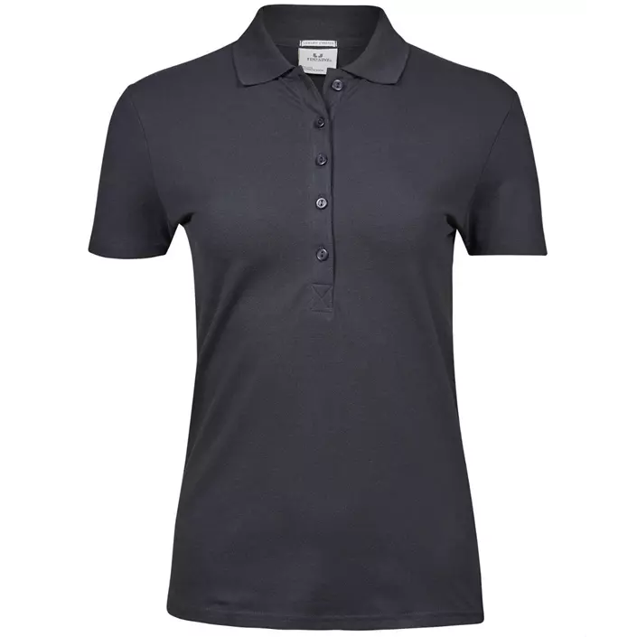 Tee Jays Luxury stretch women's polo T-shirt, Dark-Grey, large image number 0