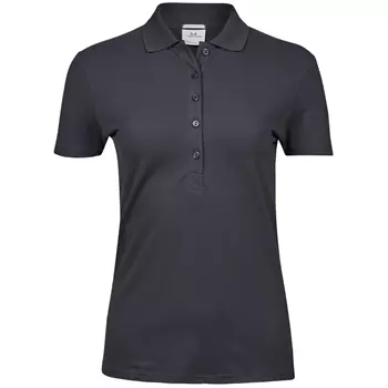 Tee Jays Luxury stretch women's polo T-shirt, Dark-Grey