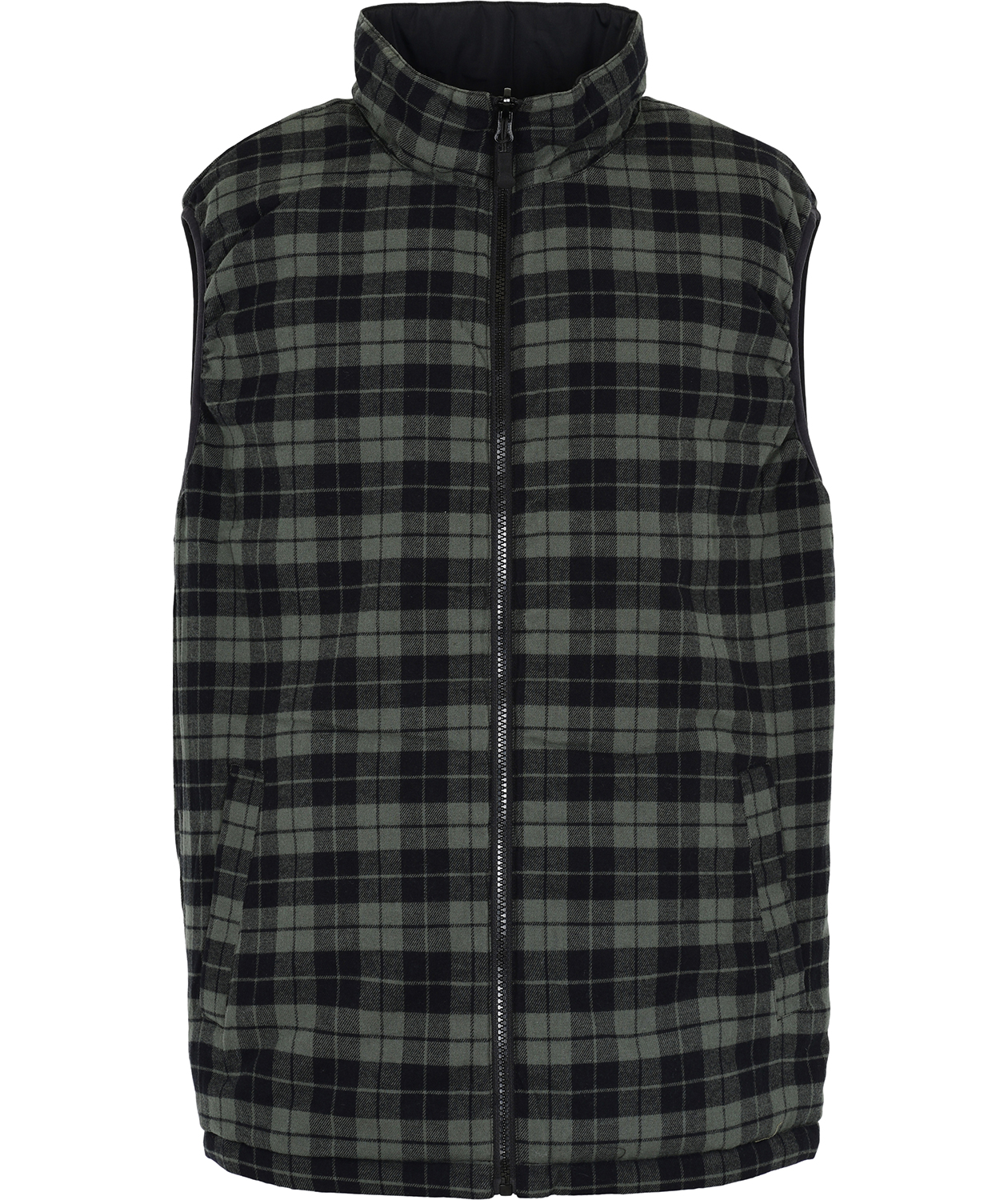 ProActive reversible flannel vest, Green