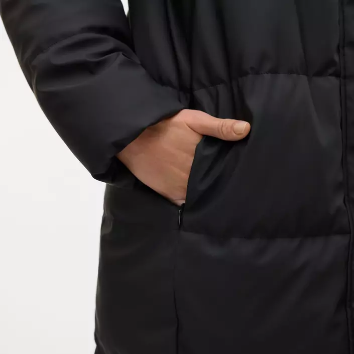 Vero Moda VMGRETAKYLIE coated vadderad jacka, Black, large image number 4