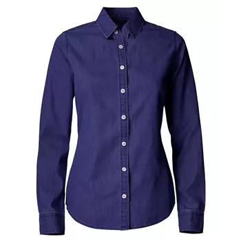 Cutter & Buck Ellensburg Modern fit women's denim shirt, Indigo Blue