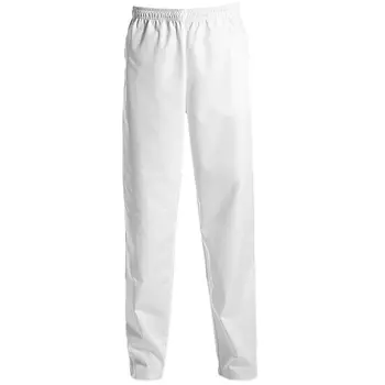 Kentaur  trousers with elastic, White