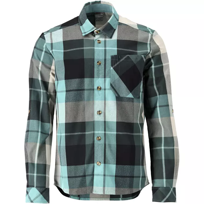 Mascot Customized flannel shirt, Forest Green, large image number 0